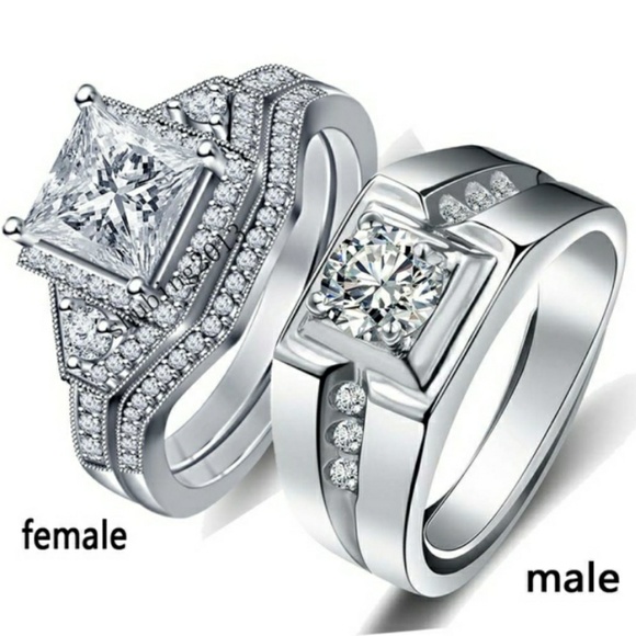 BeautyCouple rings. Sterling Silver & Gold filled. - Picture 1 of 3